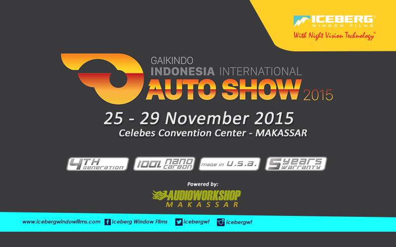 Iceberg Window Films hadir di GIIAS Makassar Auto Show 2015