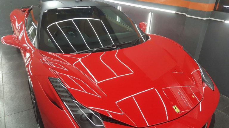 ICEBERG 40 dan ICEBERG 80 pada Ferrari di Perfection Auto Detailing