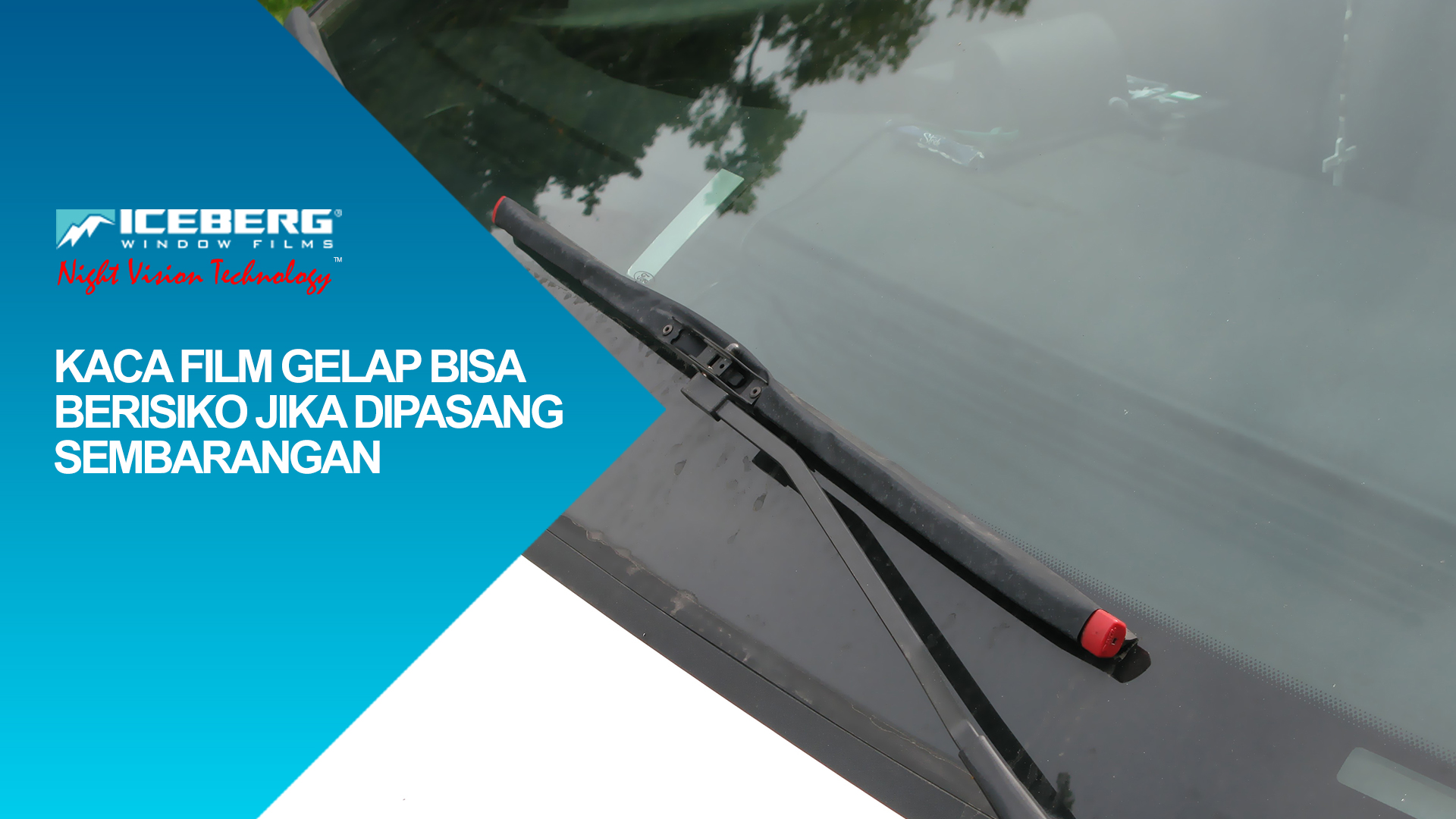 kaca film gelap
