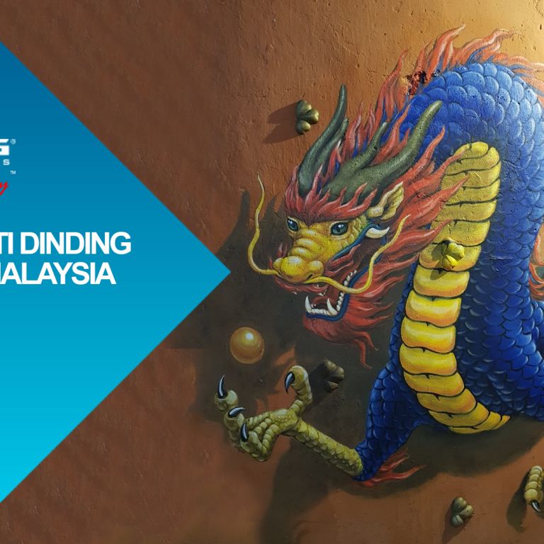 Seni Grafiti Di Dinding Penang Malaysia
